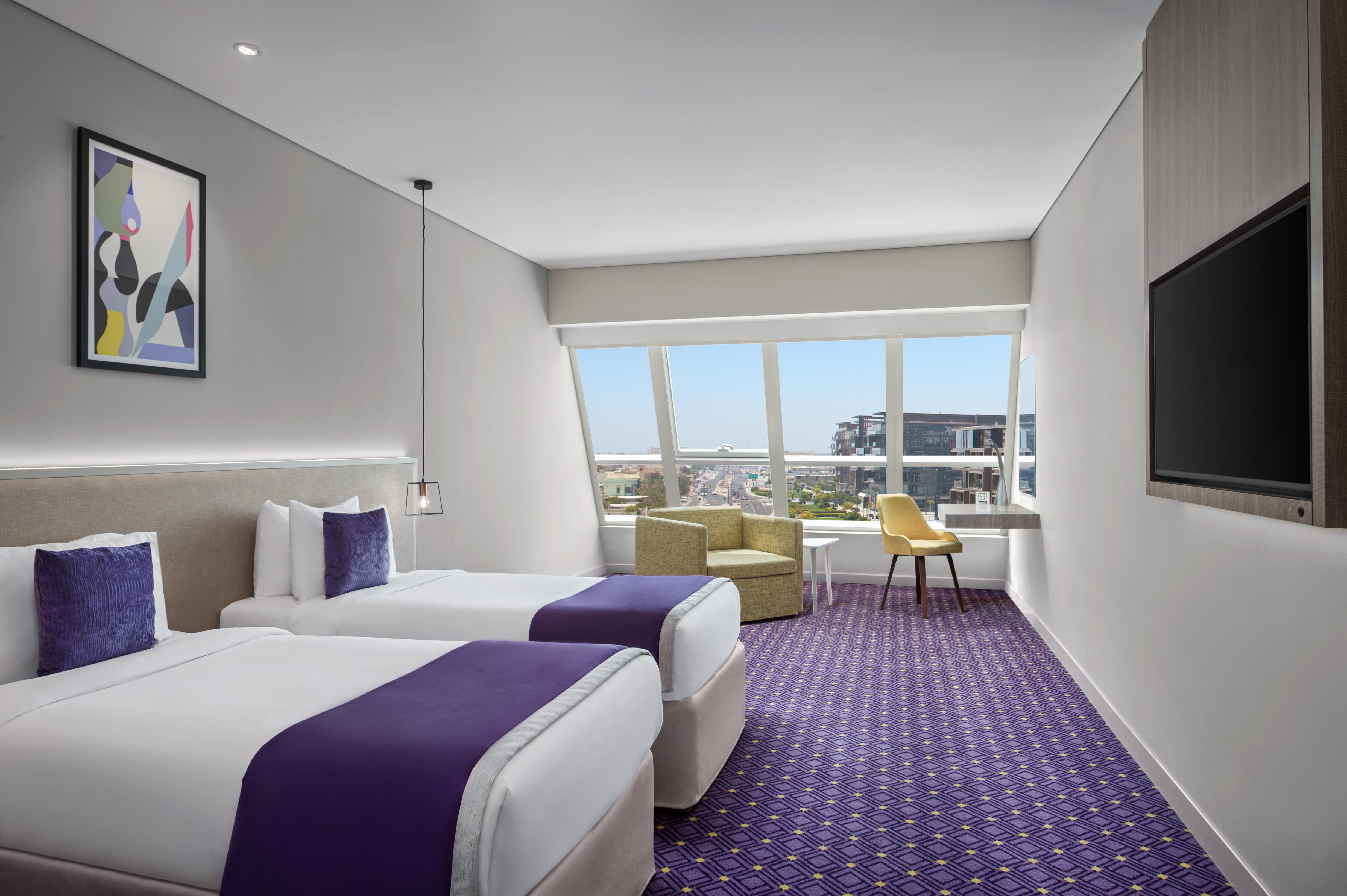 Leva Hotel Mazaya Centre Dubai Esterno foto